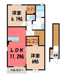 フィランソロピー 2 Aの物件間取画像